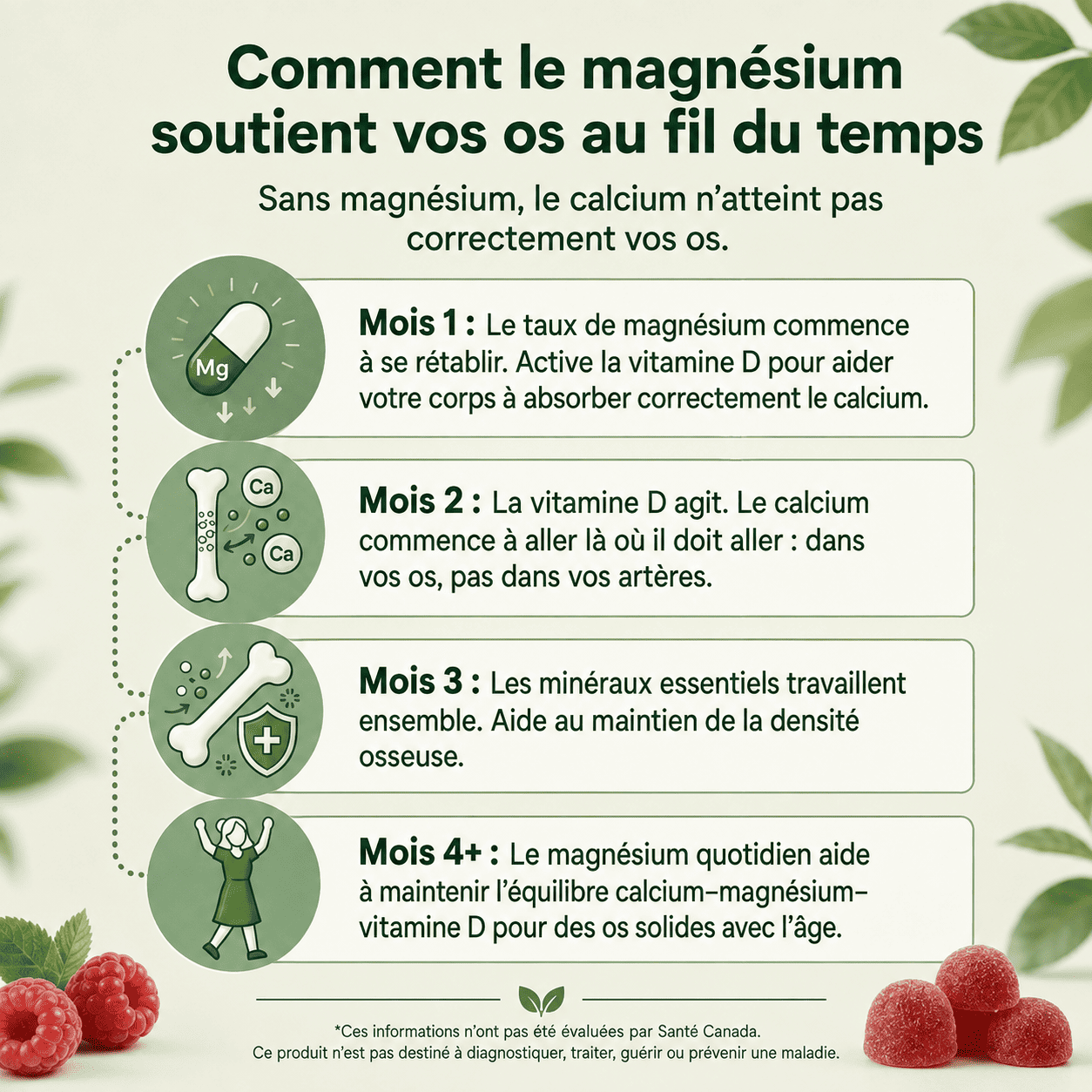 Novelia - Gommes au Bisglycinate de Magnésium