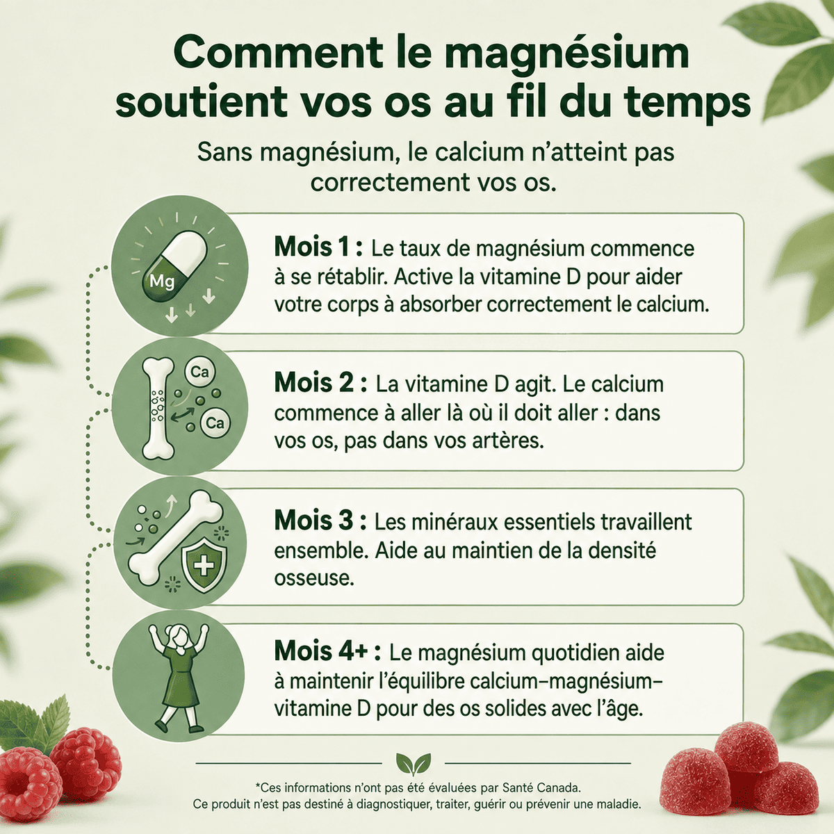 Novelia - Gommes au Bisglycinate de Magnésium
