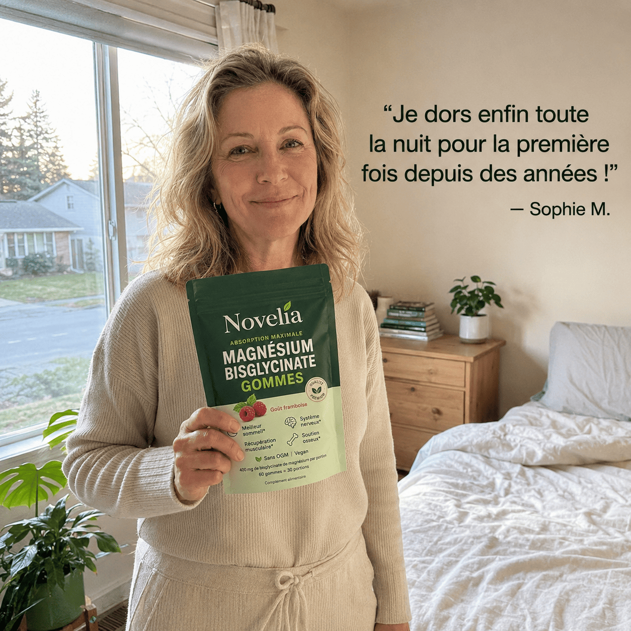 Novelia - Gommes au Bisglycinate de Magnésium