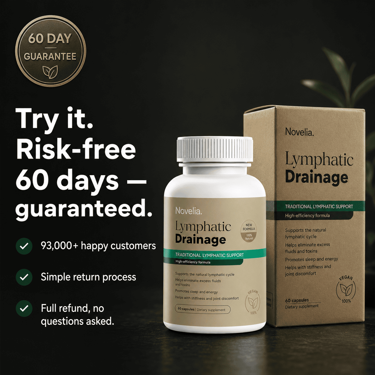 Novelia™ Lymphatic Drainage — Unclog your body's natural drainage system